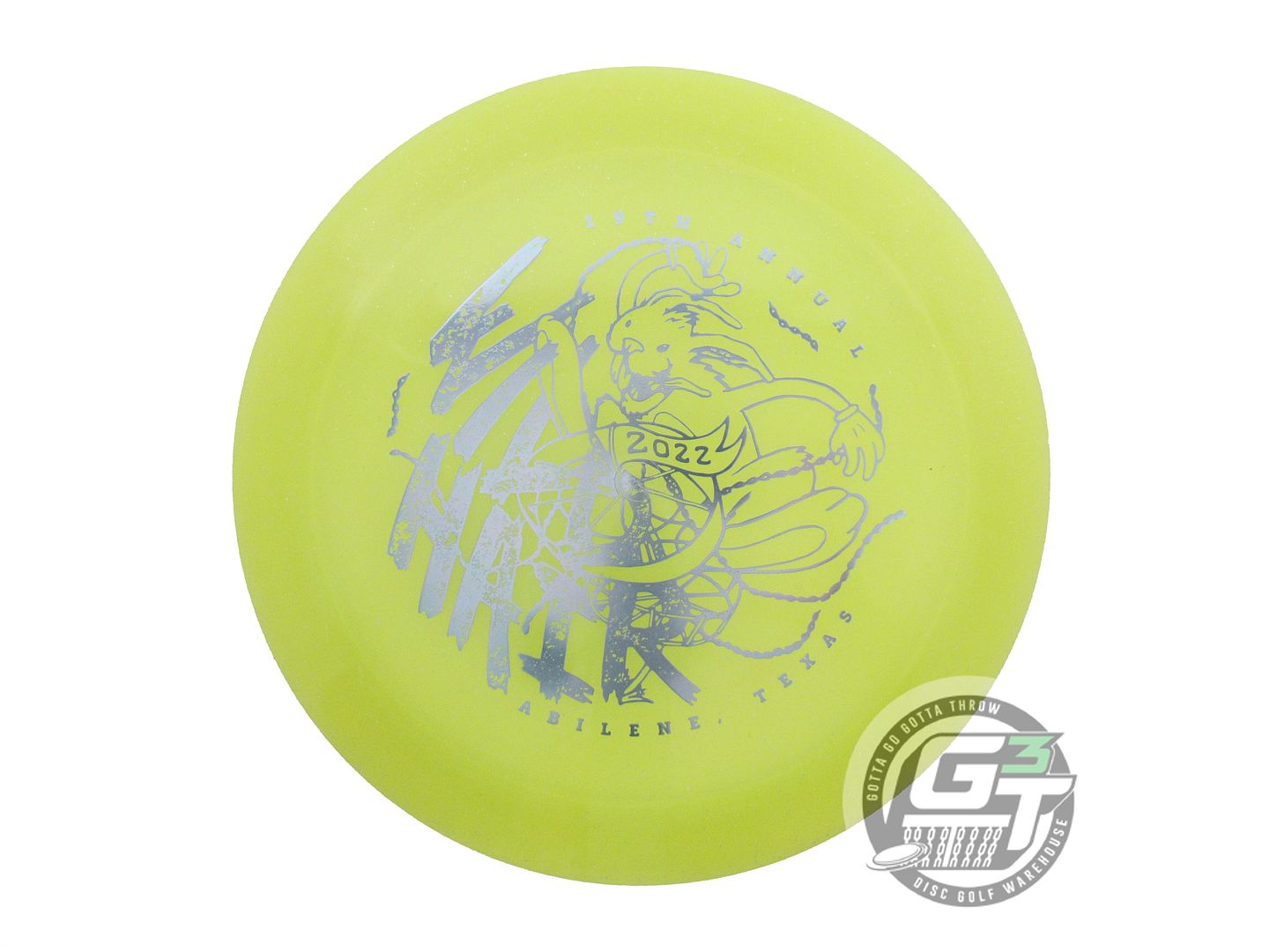 USED Dynamic Discs Lucid Trespass 171g Yellow Silver Foil Distance Driver Disc