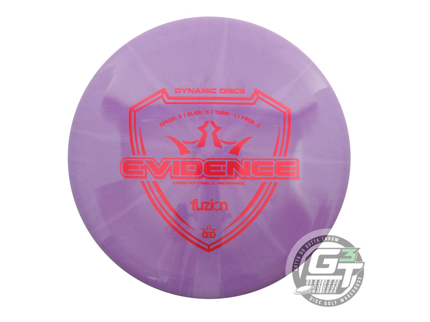 Dynamic Discs Fuzion Burst Evidence Midrange Golf Disc (Individually Listed)