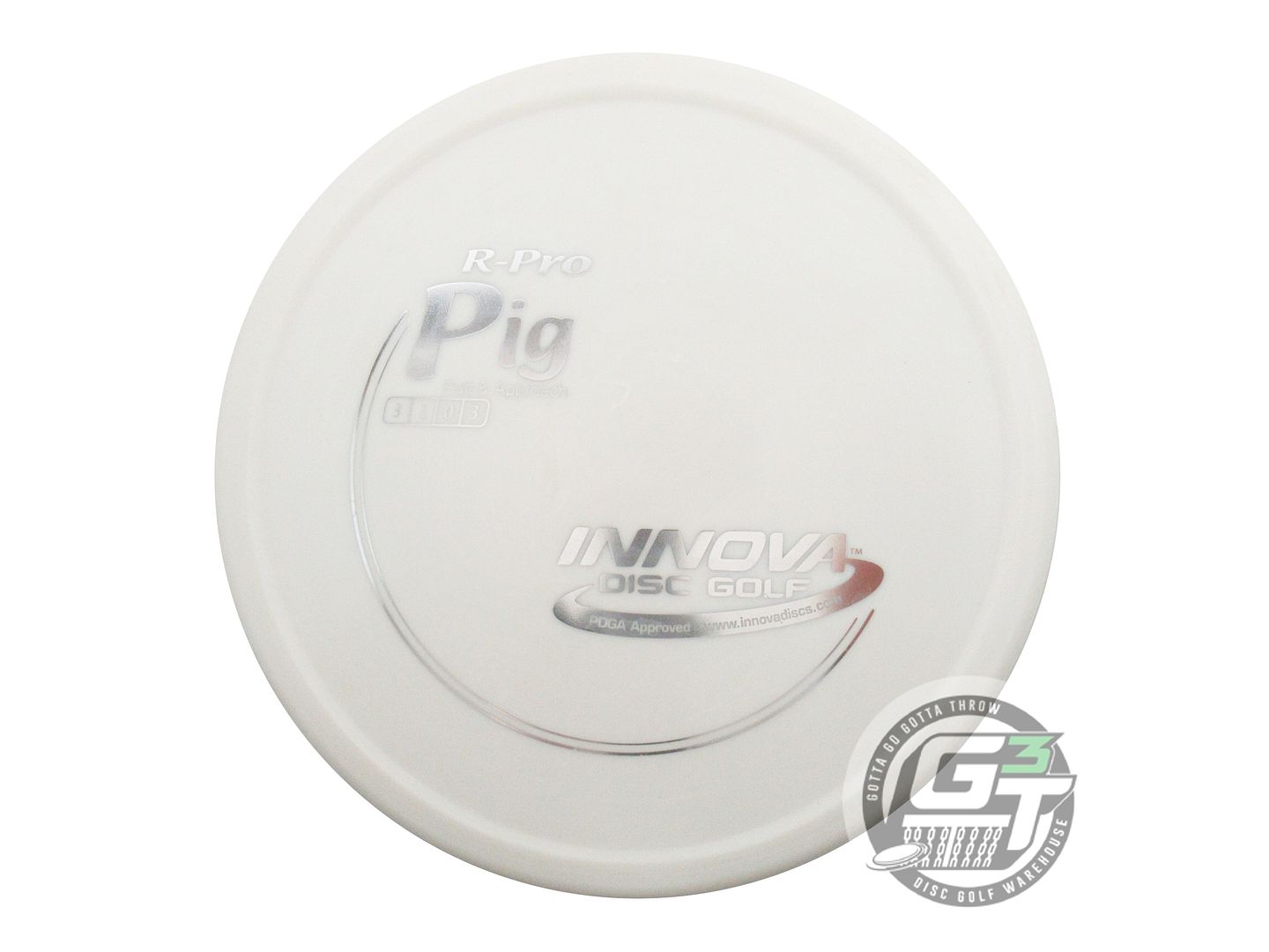 USED Innova R-Pro Pig 175g White Silver Foil Putter Golf Disc