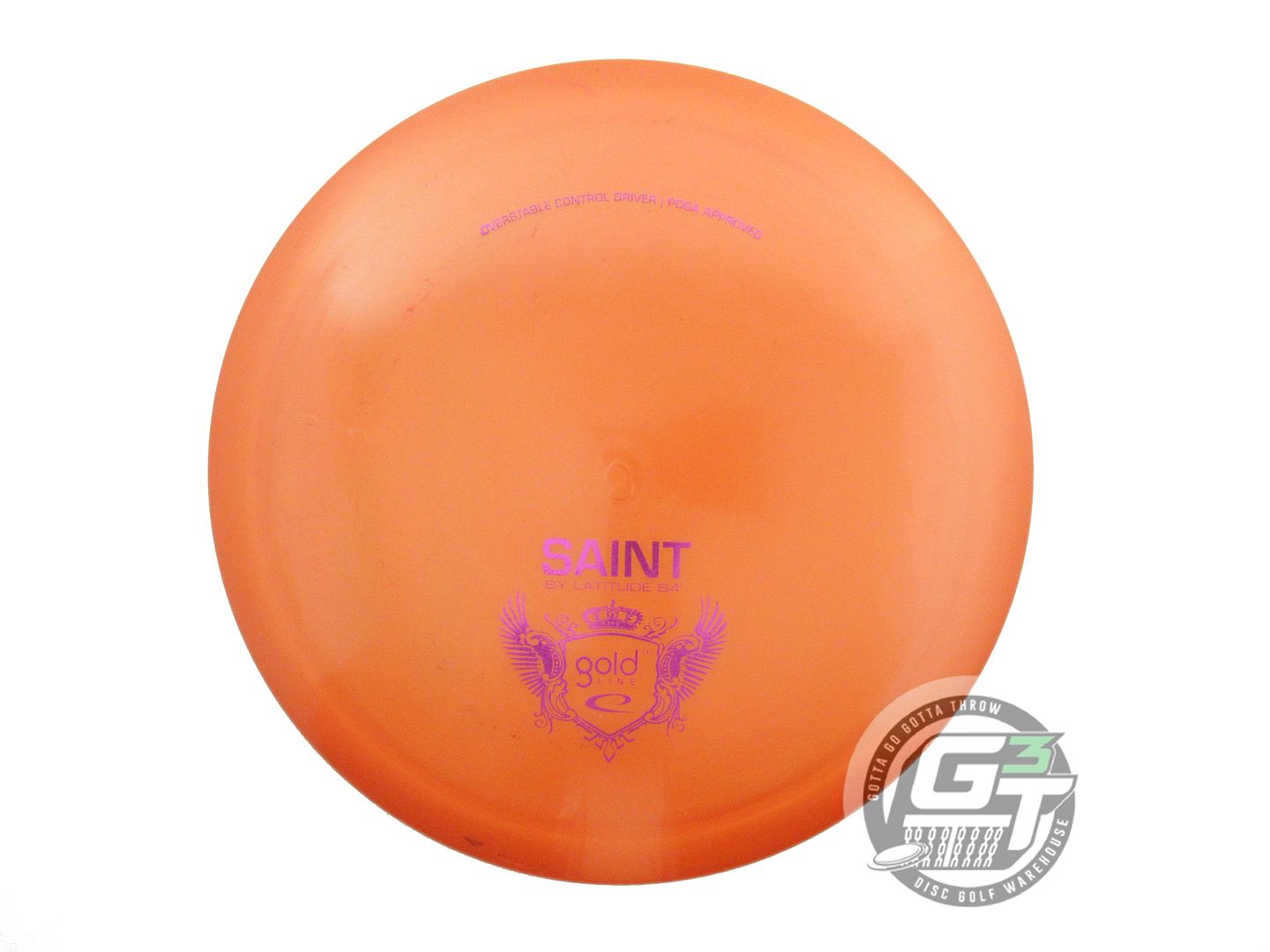 USED Latitude 64 Gold Saint 173g Orange Magenta Foil A Fairway Driver Golf Disc