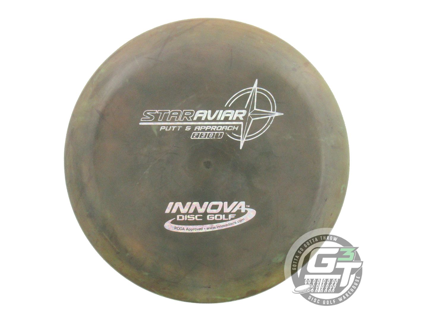 USED Innova Star Aviar 173g Olive HOME DYED Putter Golf Disc