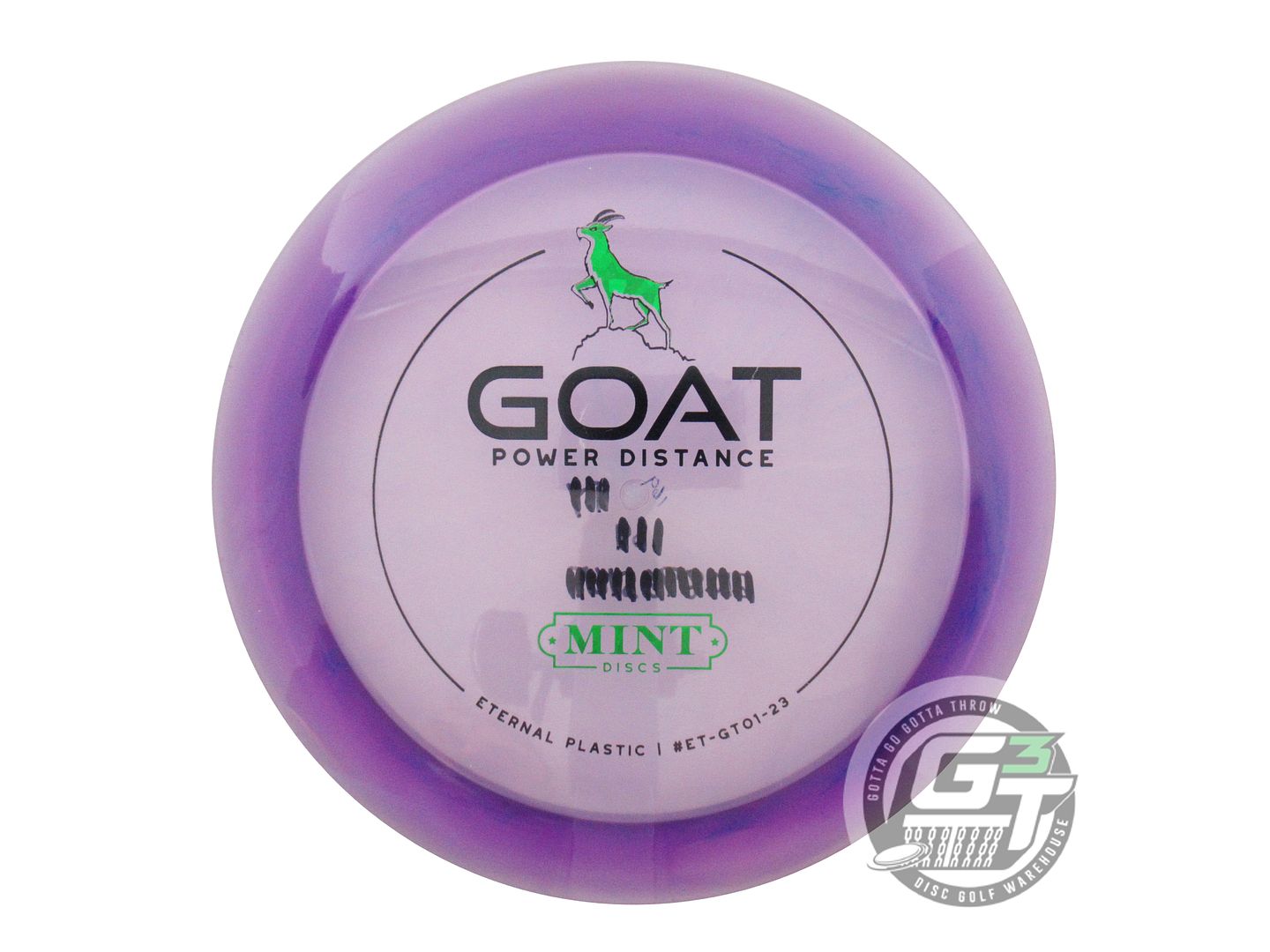 USED Mint Discs Eternal Goat 169g Purple Distance Driver Golf Disc