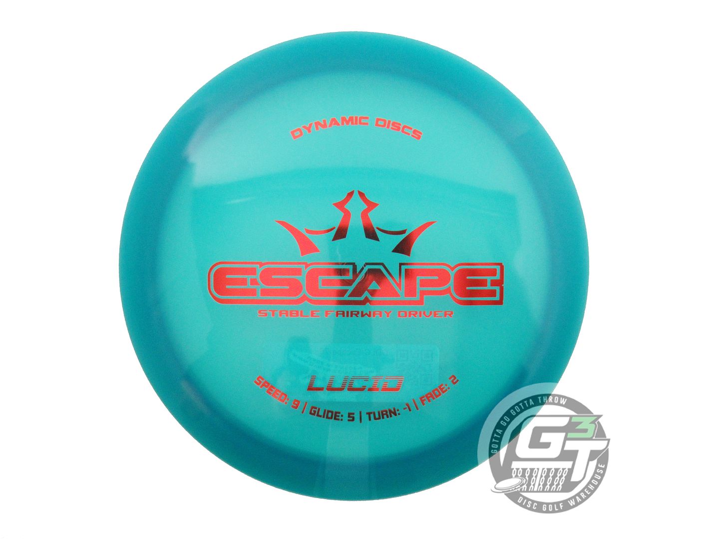Dynamic Discs Lucid Escape Fairway Driver Golf Disc (Individually Listed)