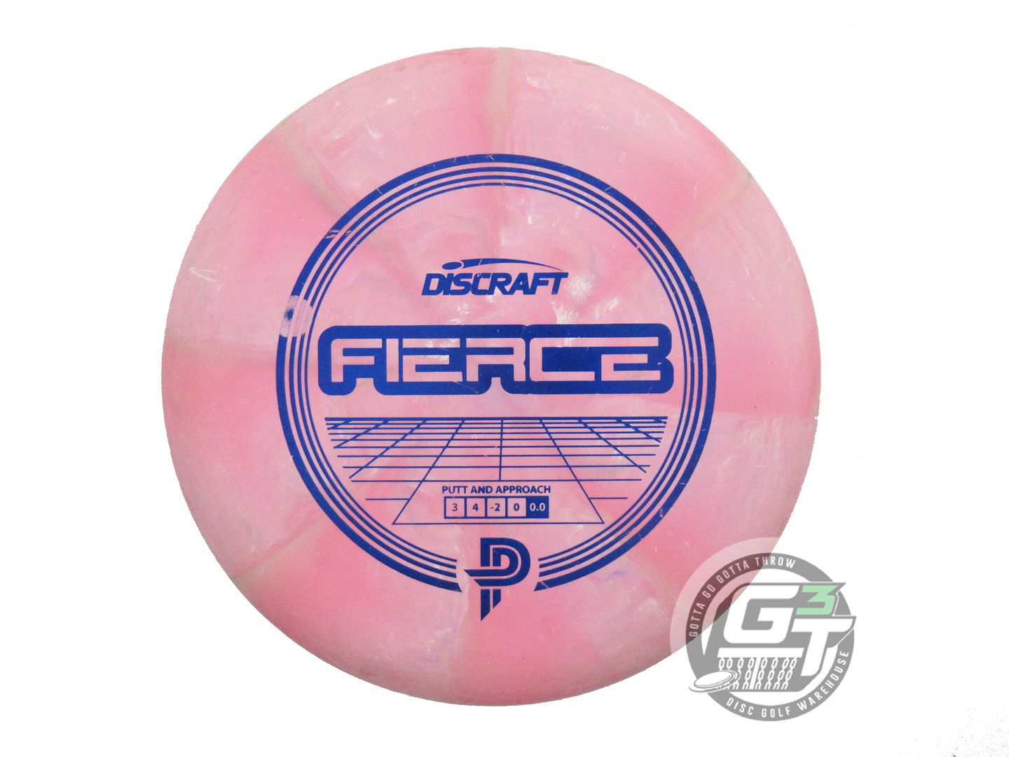 USED Discraft [PIERCE] Jawbreaker Fierce 174g Pink Blue Shatter Putter Golf Disc