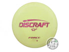 USED Discraft ESP Force 174g Yellow Magenta Star Foil Distance Driver Golf Disc