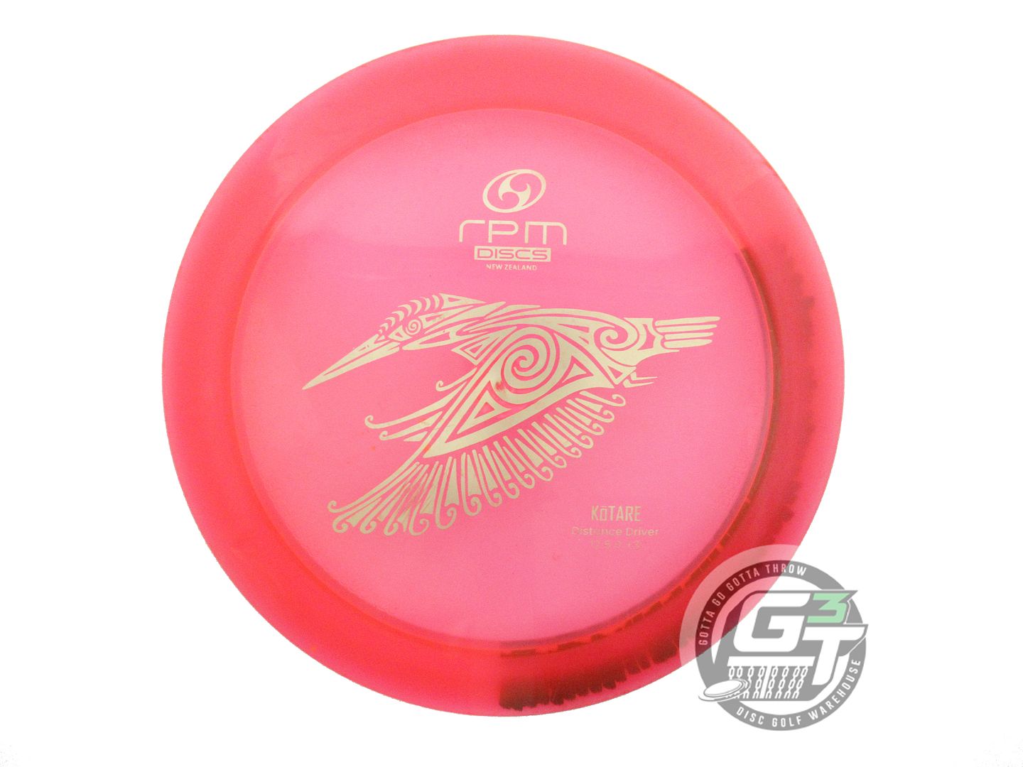 USED RPM Discs Cosmic Kotare 171g Red Gold Foil Distance Driver Golf Disc