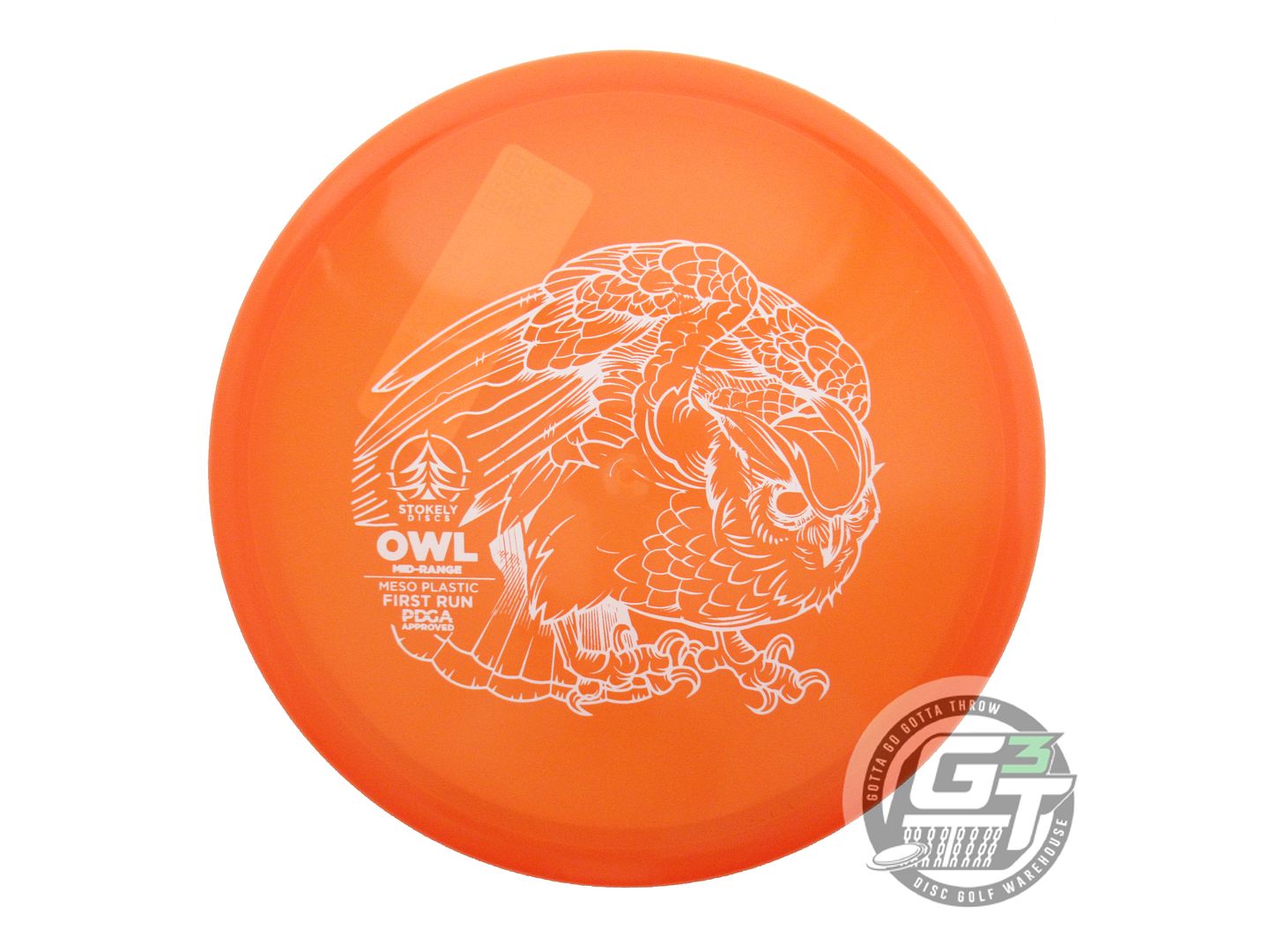 Stokely First Run Meso Owl Midrange Golf Disc (Individually Listed)