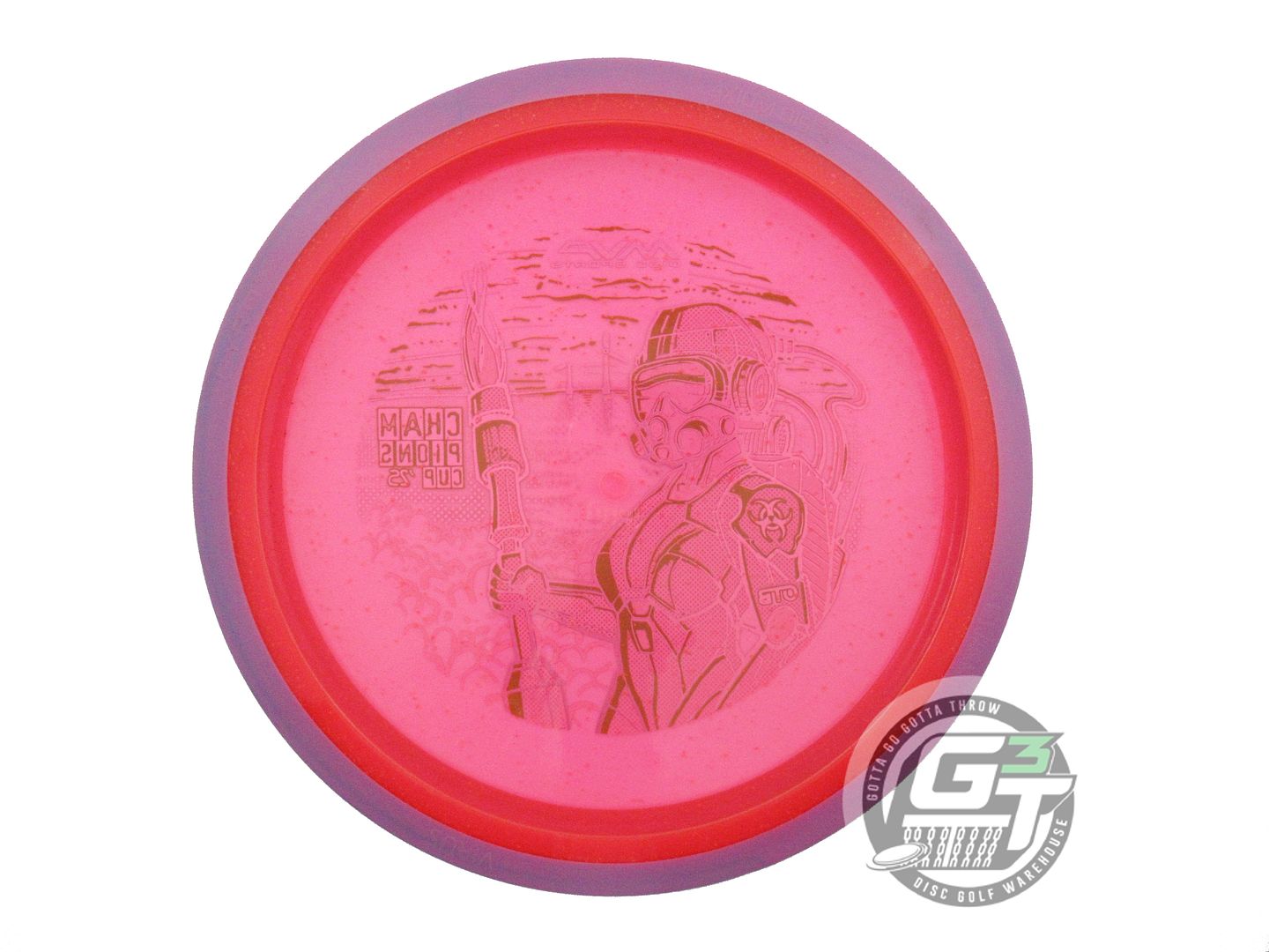 NOS Axiom Discs [CHAMPIONS CUP] Particle Glow Proton Virus 168g Red Driver Disc