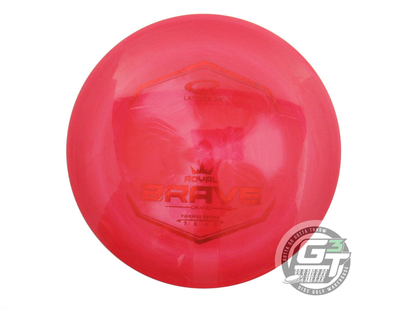 USED Latitude 64 Royal Grand Brave 173g Red-Pink Fairway Driver Golf Disc