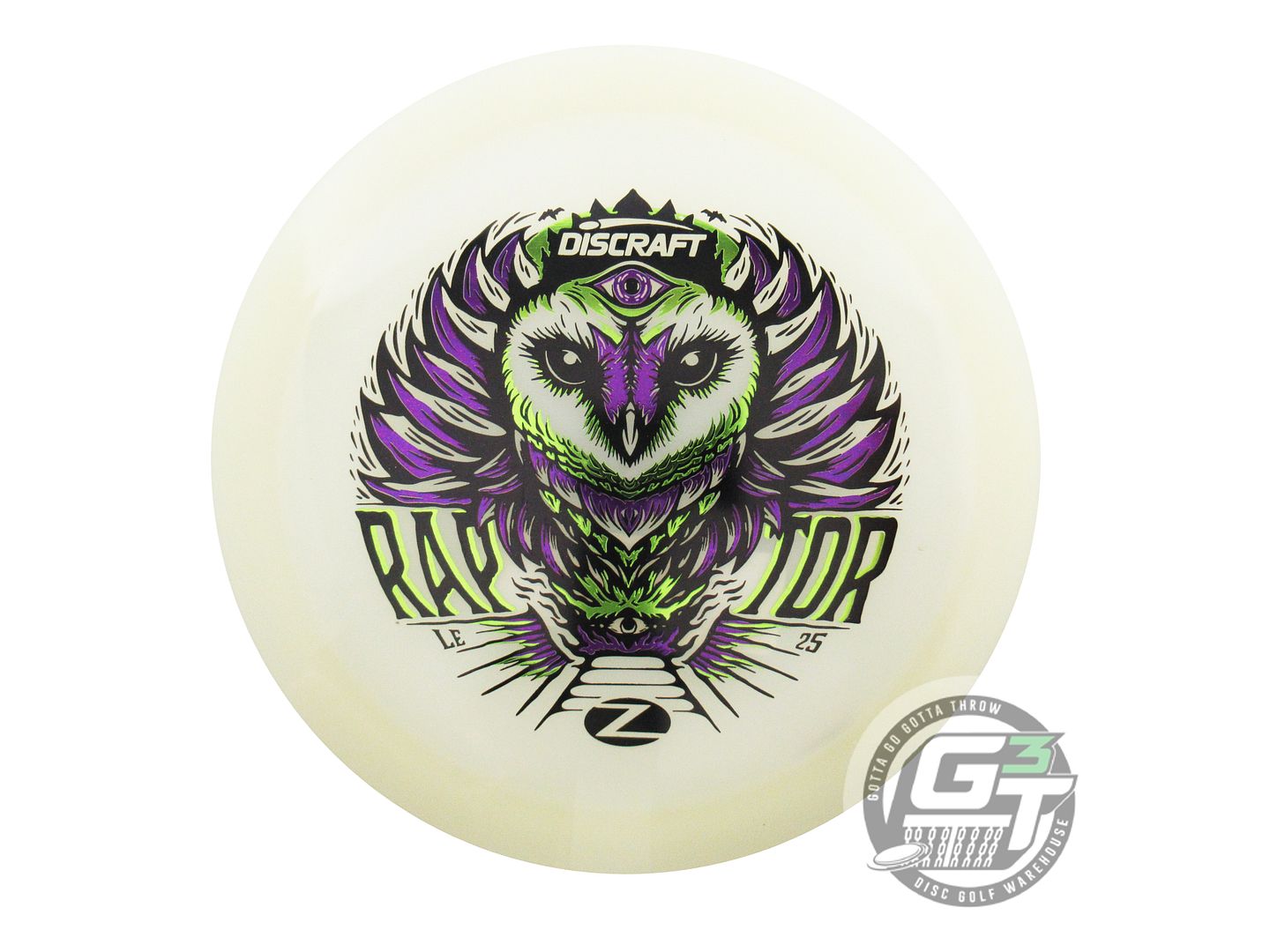 Discraft Limited Edition 2025 Ledgestone Open UV Elite Z Raptor Distance Driver Golf Disc (Individually Listed)