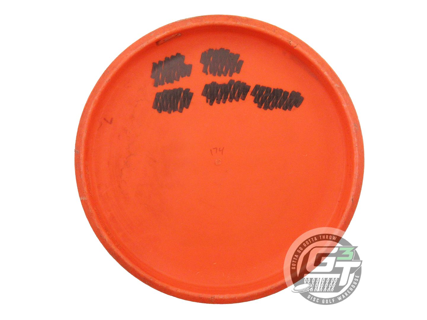 USED Discraft Putter Line Challenger SS 174g Orange Black Stamp Putter Golf Disc