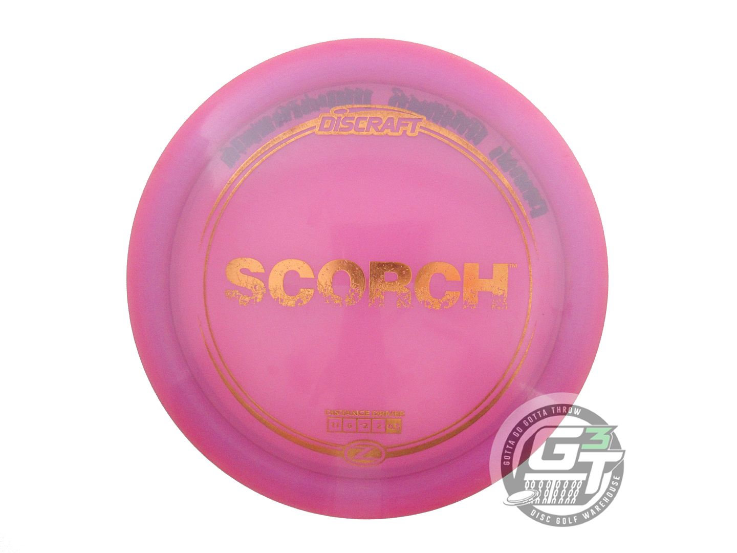 USED Discraft Z Scorch 174g Lilac Copper Foil Distance Driver Golf Disc