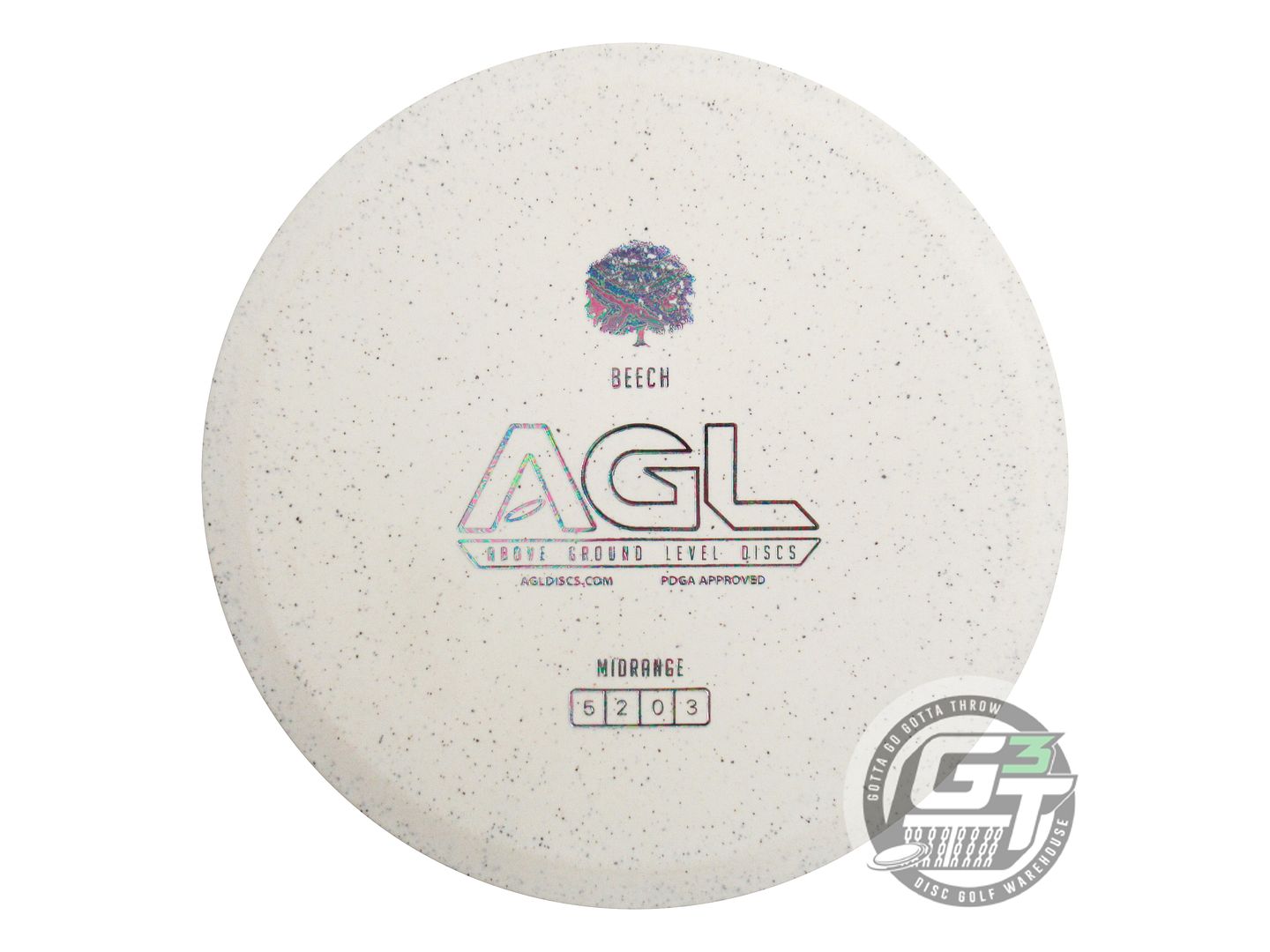 Above Ground Level Hemp Woodland Beech Midrange Golf Disc (Individually Listed)
