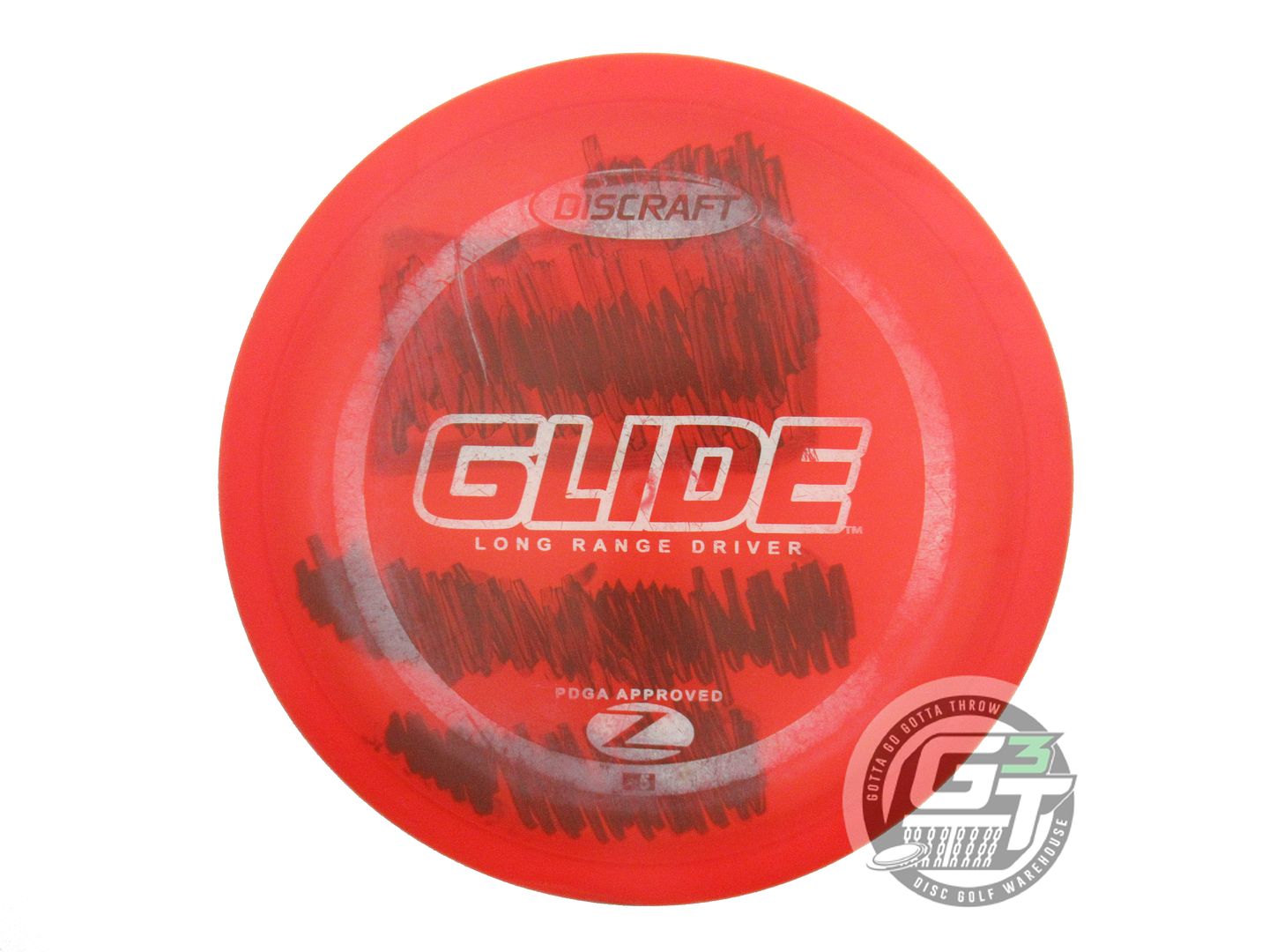 USED Discraft Z Glide 170g Red White Stamp OOP Fairway Driver Golf Disc