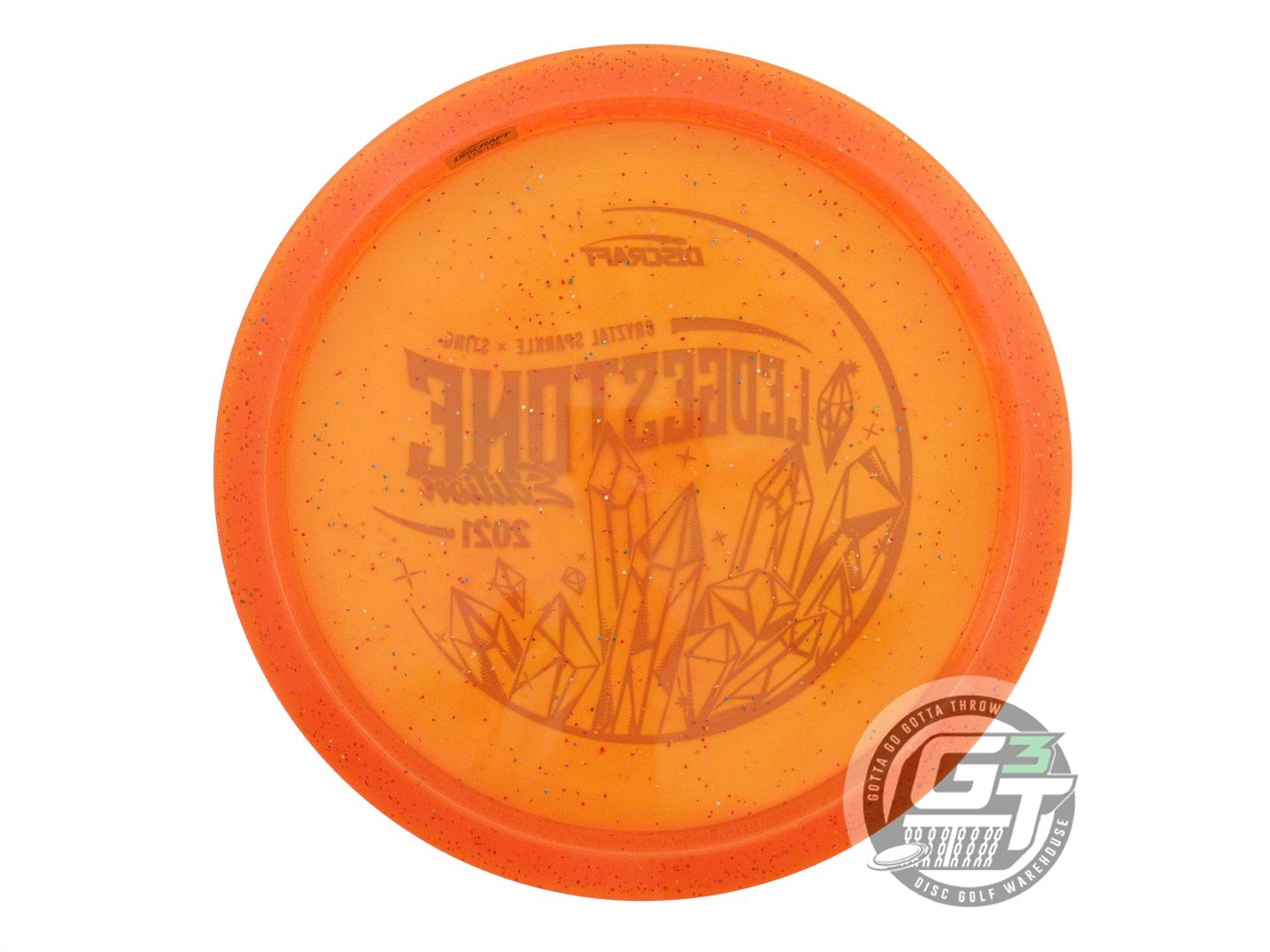 NOS Discraft [LEDGESTONE] CryZtal Sparkle Sting 176g Orange Fairway Driver Disc