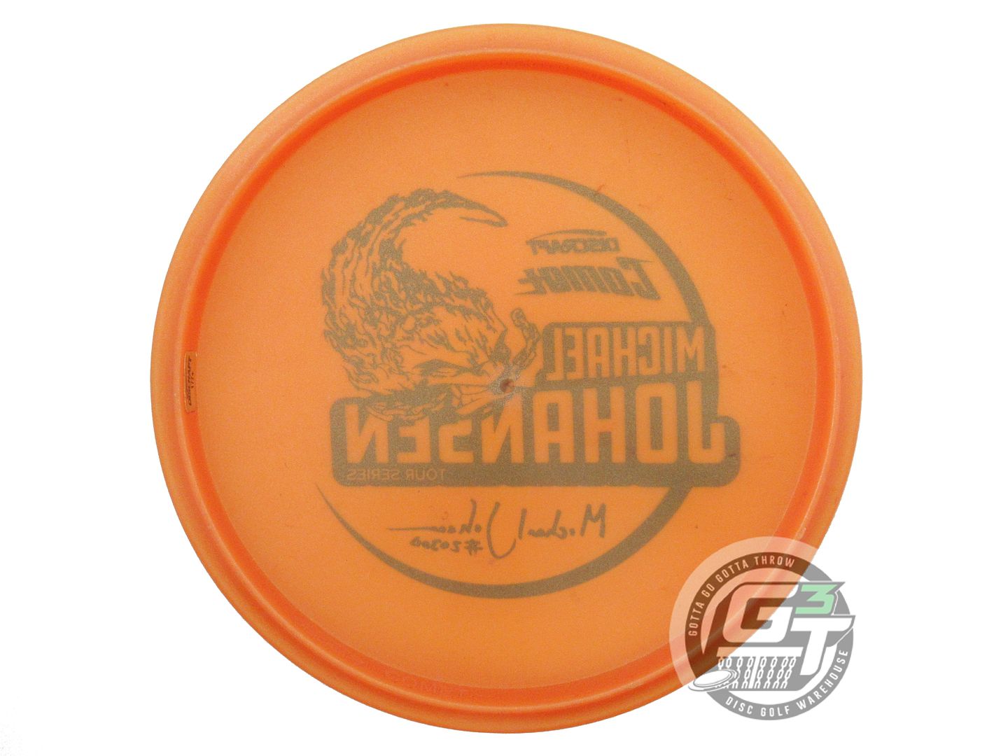 USED Discraft [JOHANSEN] Metallic Z Comet 178g Orange Midrange Golf Disc