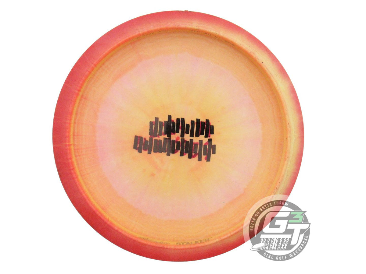 USED Discraft [PIERCE] ESP Stalker 181g Red-Orange Teal Shatter Driver Golf Disc