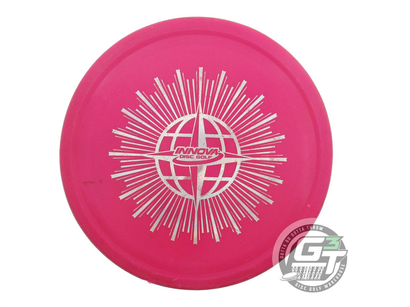 USED Innova [LE] Champion Hawg 175g Magenta Silver Holo Foil Putter Golf Disc