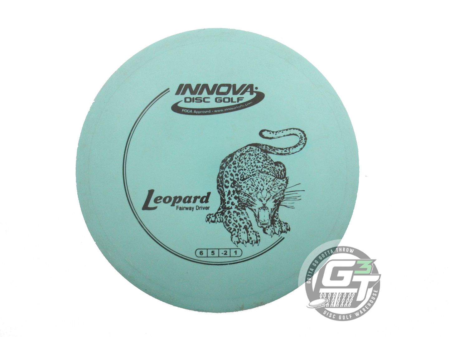 USED Innova DX Leopard 170g Seafoam Black Stamp Fairway Driver Golf Disc
