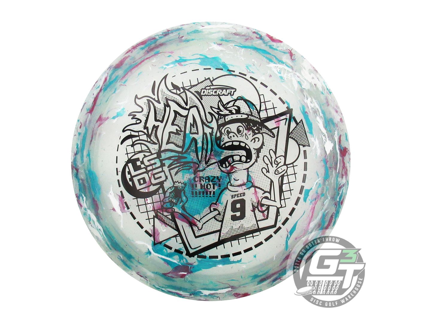 USED Discraft [LEDGESTONE] Jawbreaker Z FLX Heat 175g Black Stamp Driver Disc