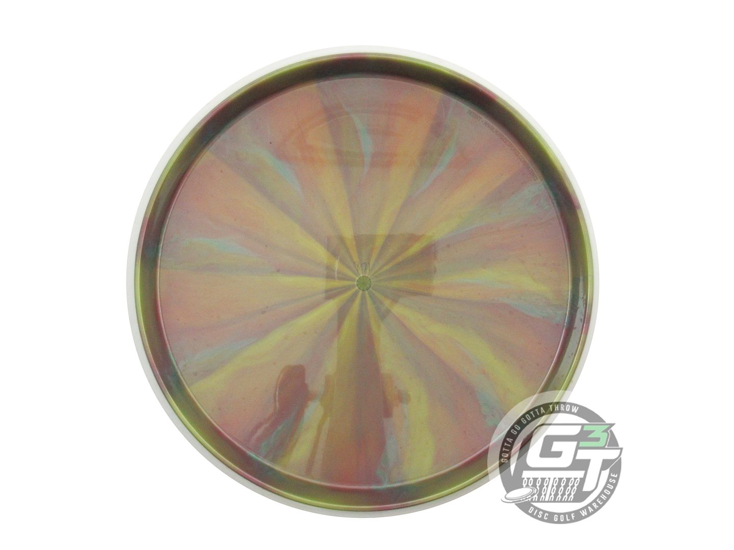 NOS Axiom Discs Plasma Envy 168g Gold-Purple White Rim Putter Golf Disc