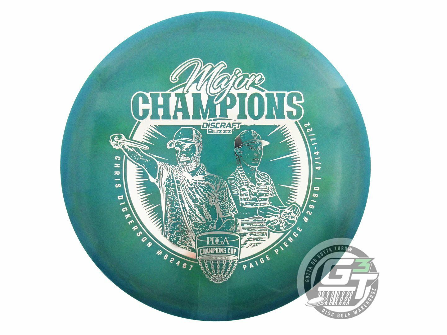 Discraft Limited Edition 2022 PDGA Champions Cup Commemorative Special Blend Buzzz Midrange Golf Disc (Individually Listed)