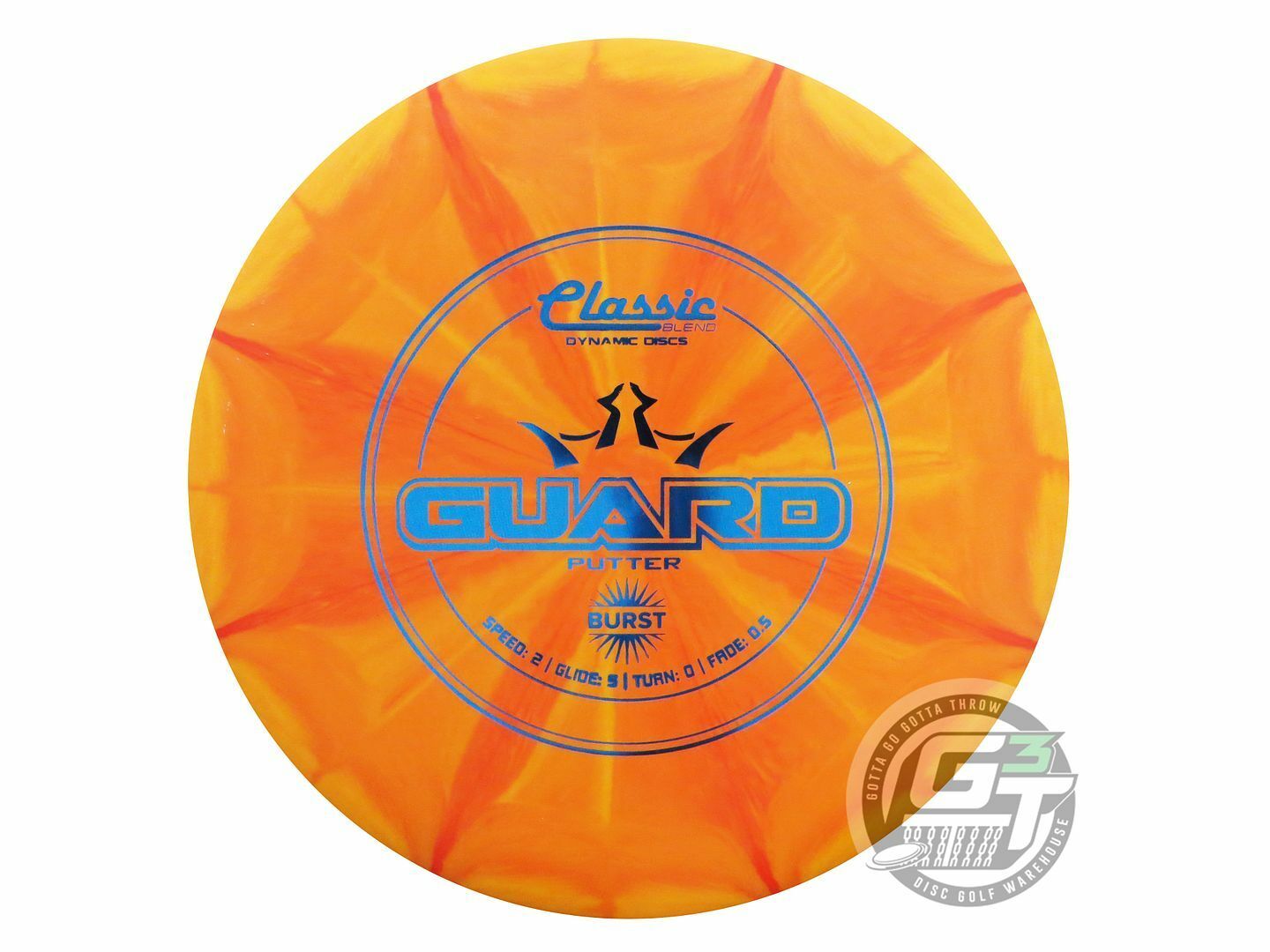 Dynamic Discs Classic Blend Burst Guard Putter Golf Disc (Individually Listed)
