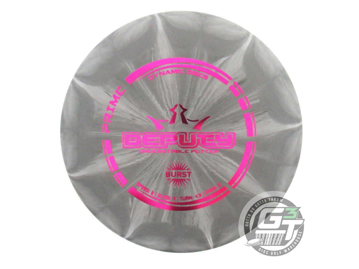 Dynamic Discs Prime Burst Deputy Putter Golf Disc (Individually Listed)