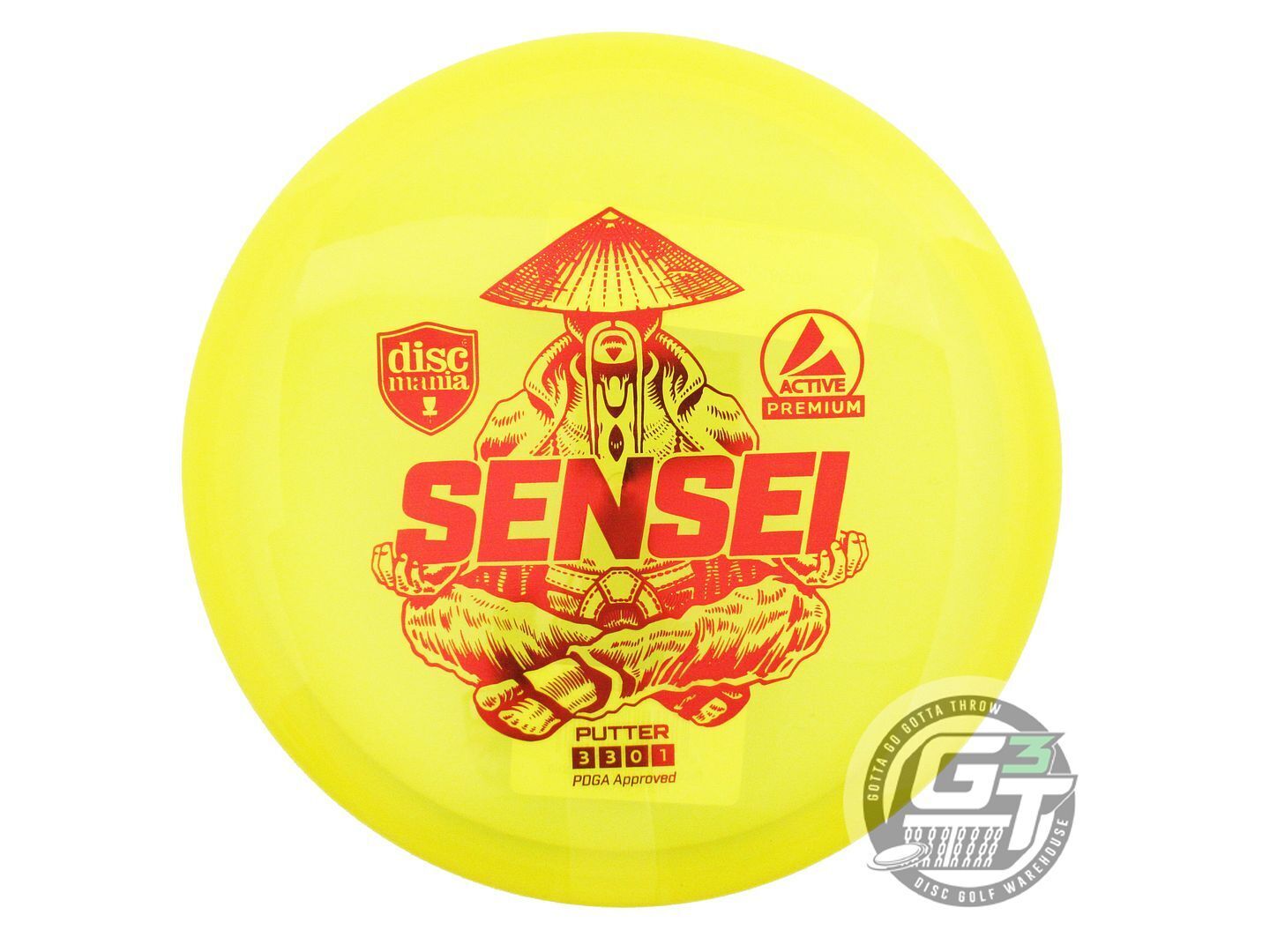 Discmania Active Premium Sensei Putter Golf Disc (Individually Listed)