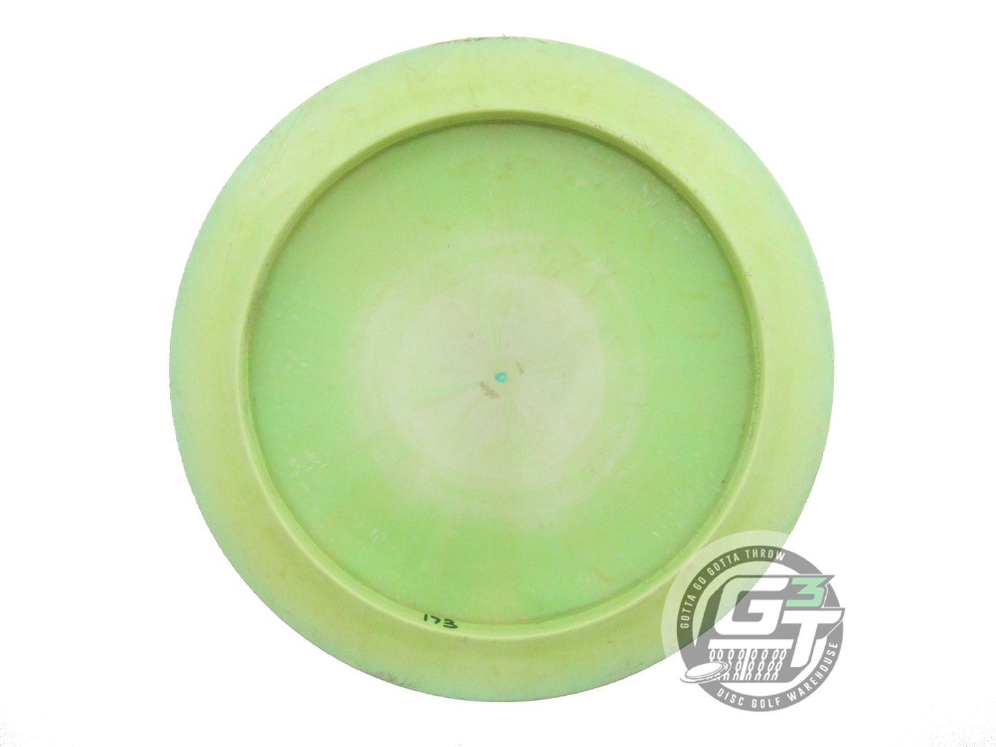 USED Discraft [LEDGESTONE] Glo ESP Nuke 173g Lime Holo Star Distance Driver Disc