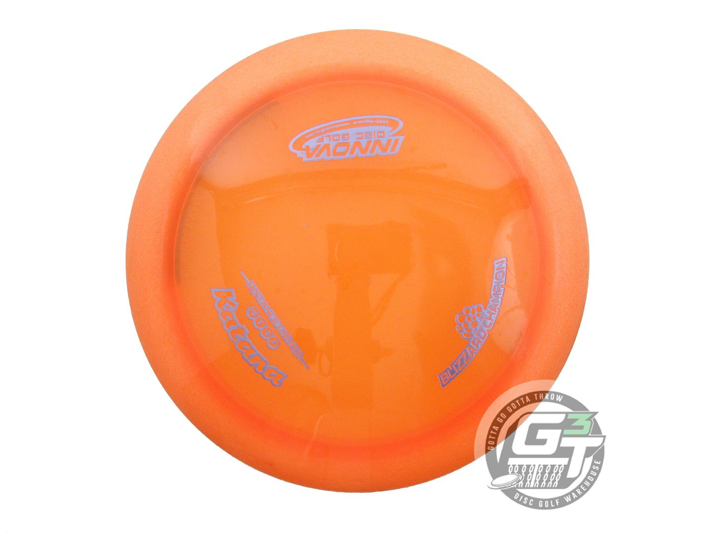 USED Innova Blizzard Katana 149g Orange Lilac Foil Distance Driver Golf Disc