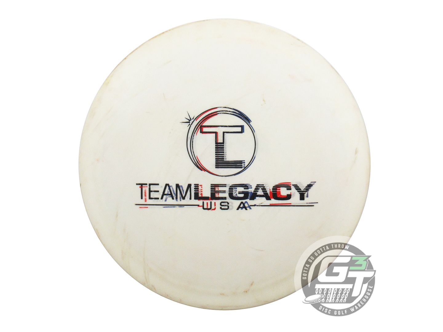 USED Legacy Discs Icon Enemy 174g White TEAM STAMP Fairway Driver Golf Disc