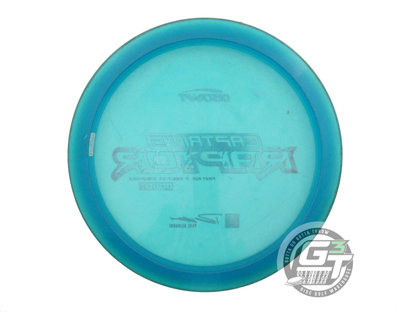 USED Discraft Special Blend Z Raptor 175g Blue Red Weave Foil Driver Golf Disc