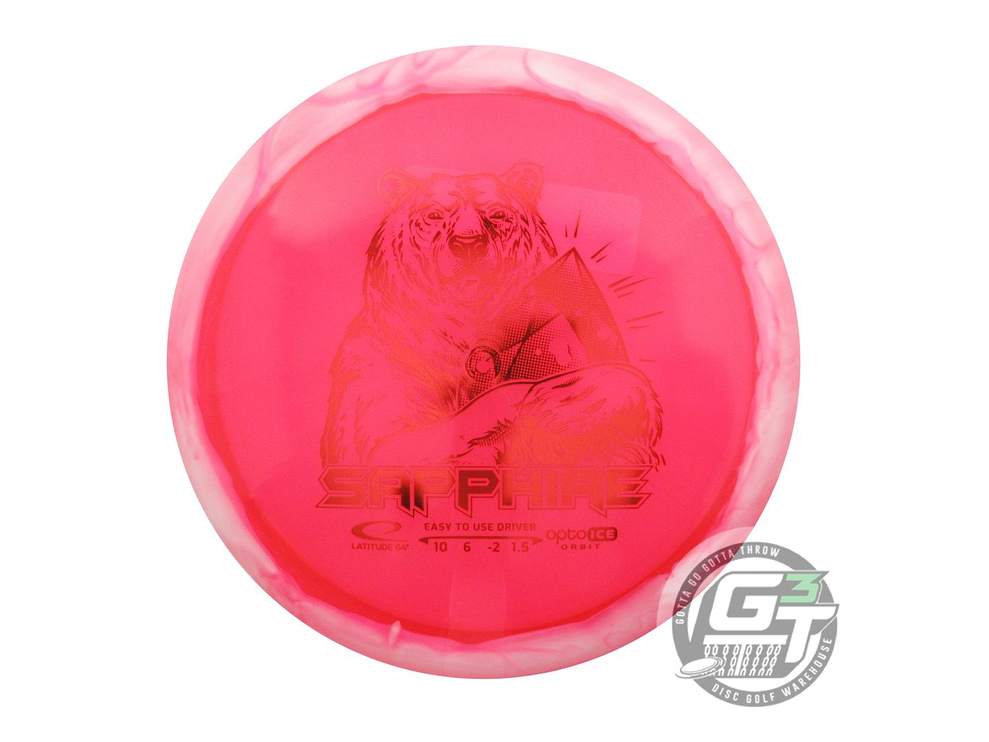 Latitude 64 Opto Ice Orbit Sapphire Distance Driver Golf Disc (Individually Listed)