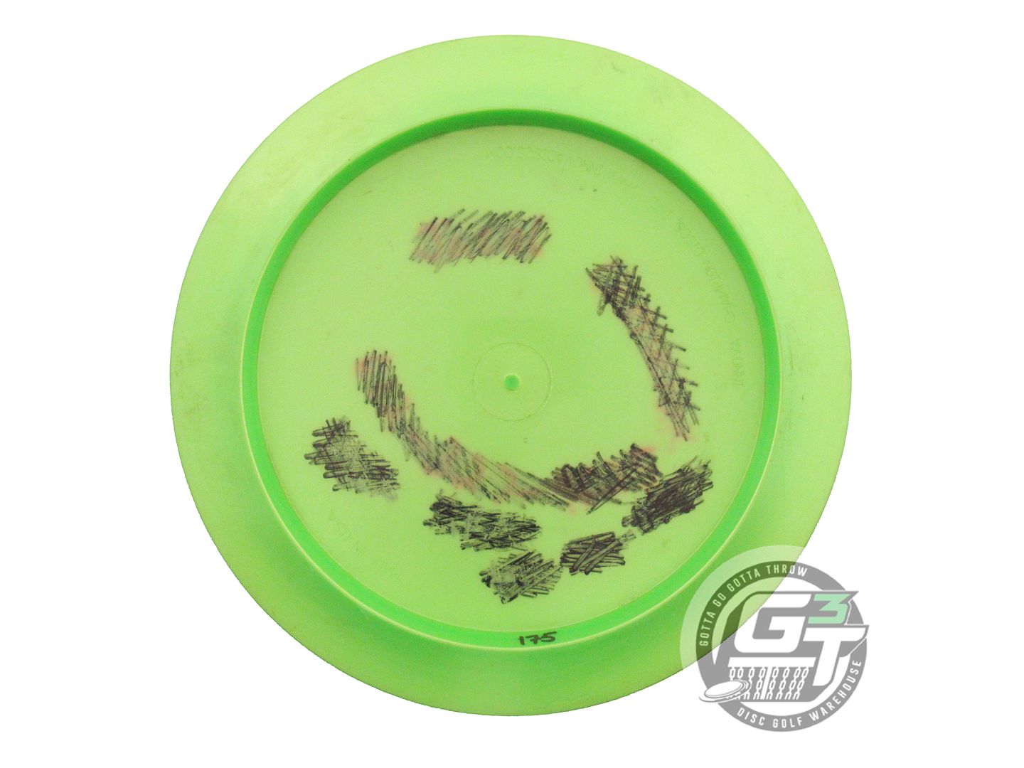 USED Innova GStar Colossus 175g Lime Silver Stamp Distance Driver Golf Disc