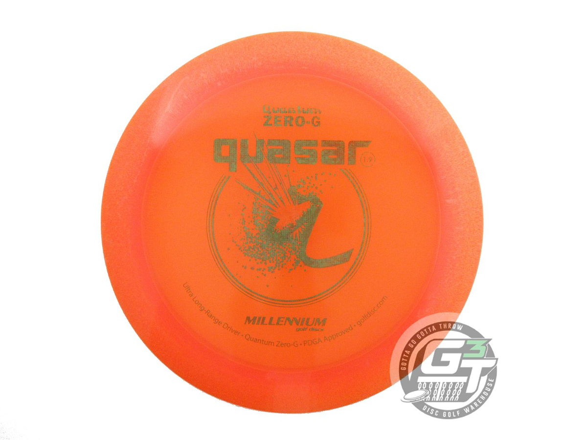 USED Millennium Zero-G Quantum Quasar 157g Orange Green Matrix Foil Driver Disc