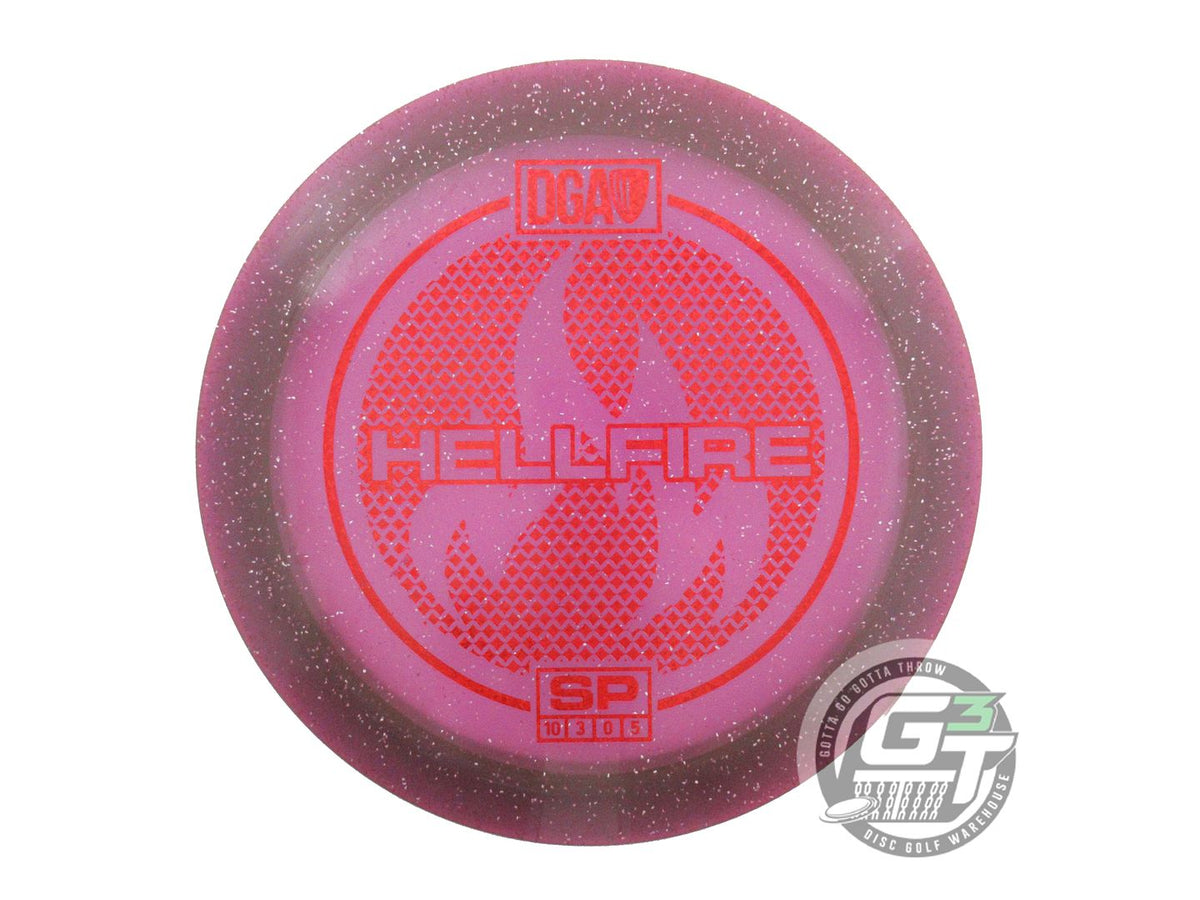 USED DGA SP Line Hellfire 172g Purple Red Shatter RIM GOUGE Fairway Driver Disc