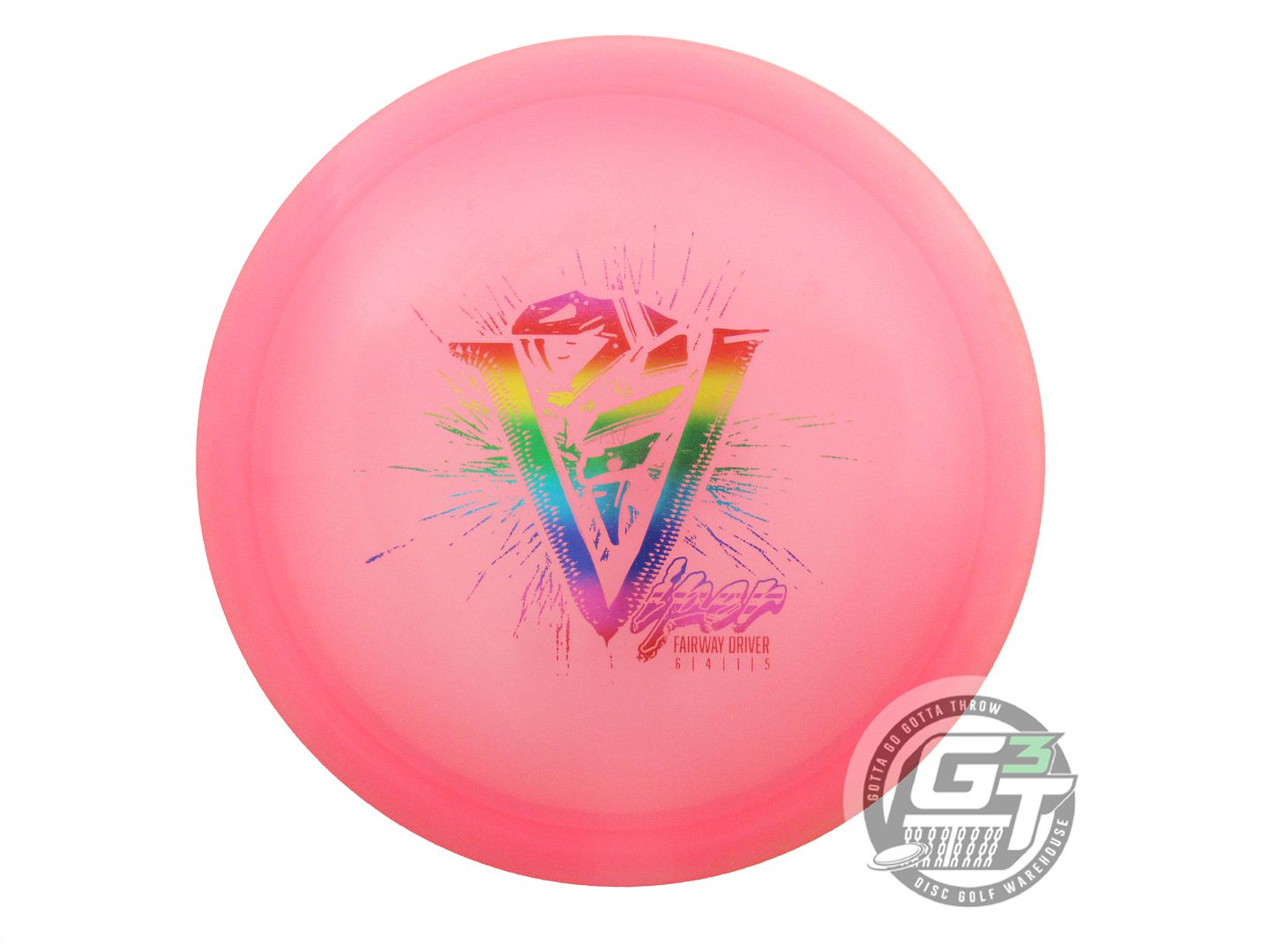 USED Innova [LE] Champion Viper 179g Pink Rainbow Foil OOP Fairway Driver Disc