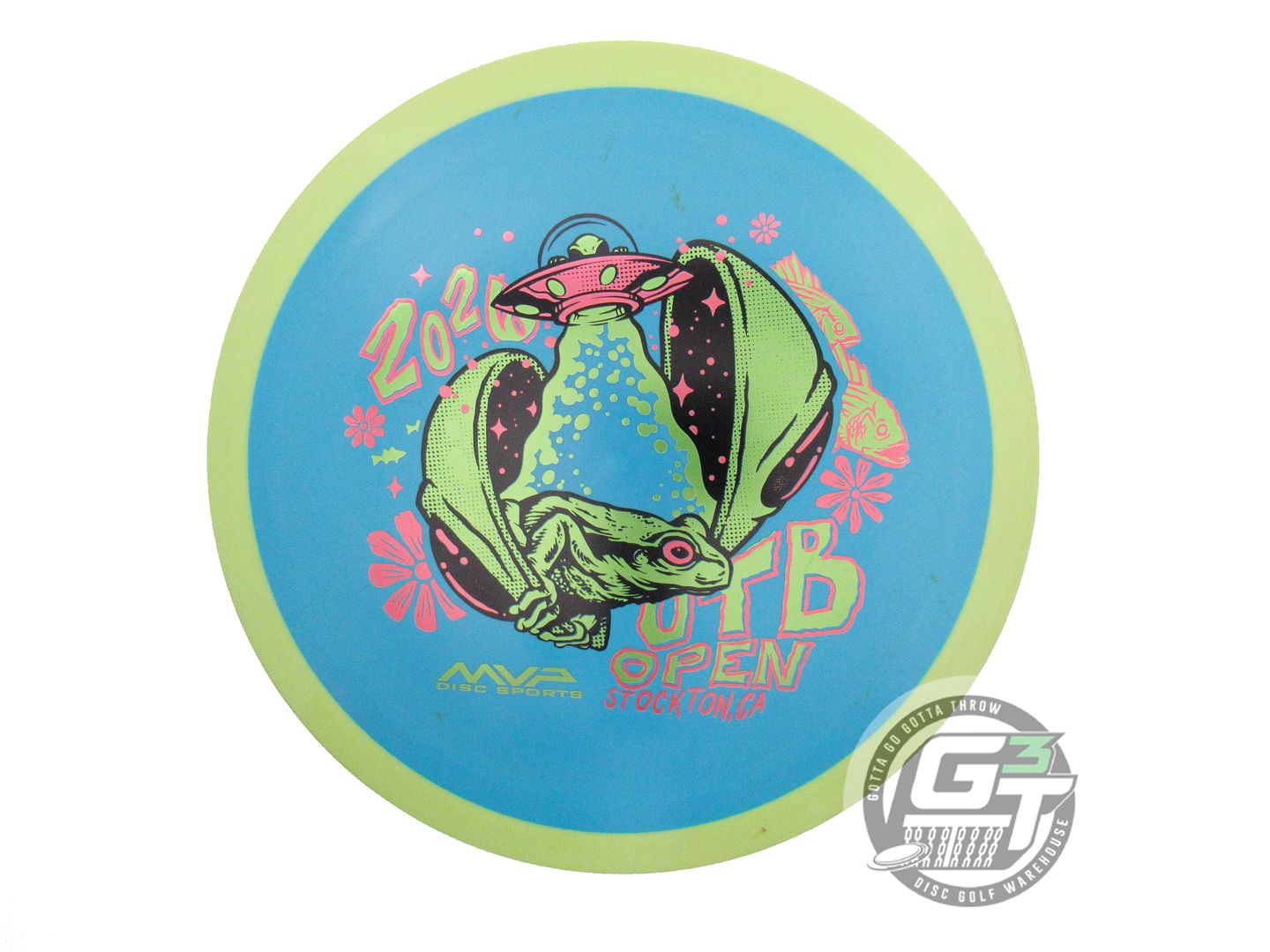 USED Axiom Discs [OTB] Fission Delirium 172g Blue Lime Rim Driver Golf Disc