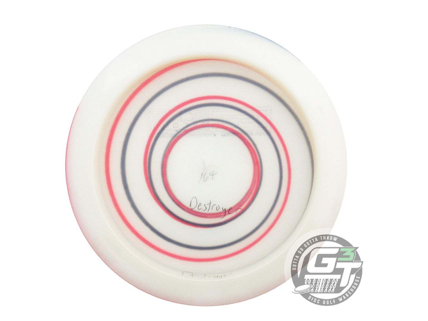 USED Innova X-OUT Champion Destroyer 167g White HOME DYED Distance Driver Disc