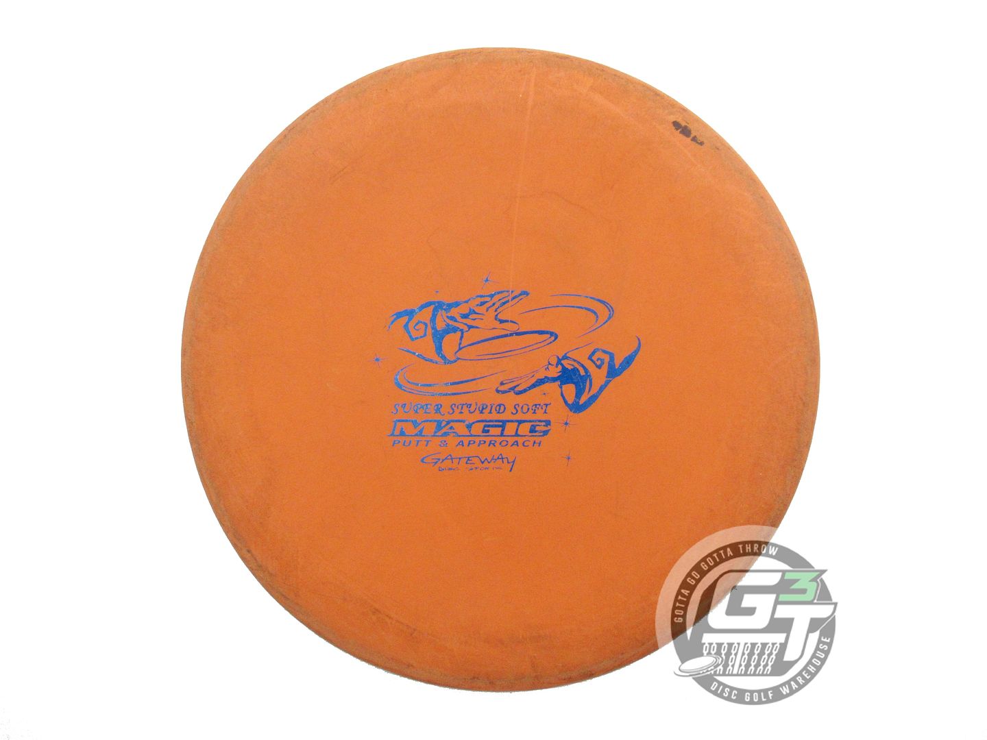 USED Gateway SureGrip SSS Magic 167g Orange Blue Foil Putter Golf Disc