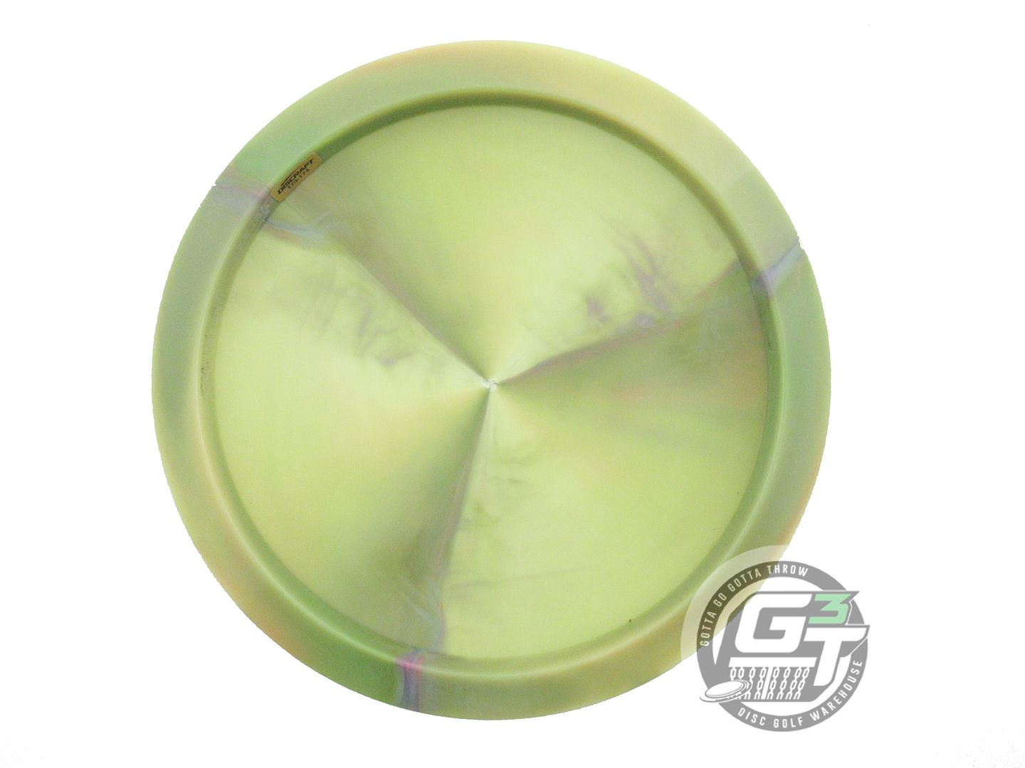 NOS Discraft [CALLAWAY] Swirl ESP Undertaker 176g Lime-Green Driver Golf Disc
