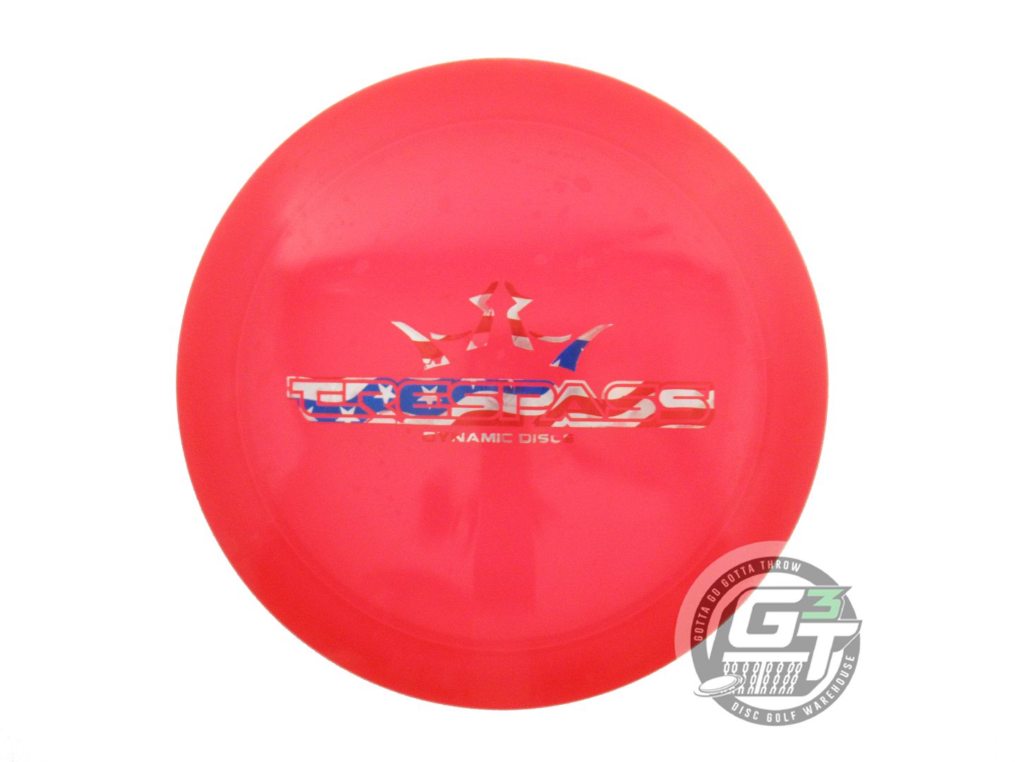 USED Dynamic Discs Lucid Trespass 173g Red Flag Foil Distance Driver Golf Disc