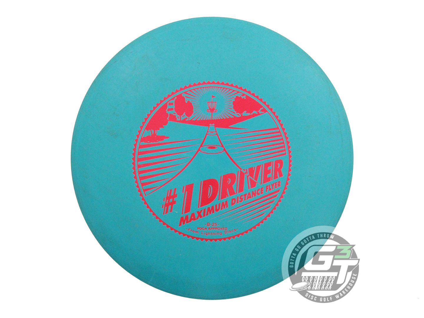 USED Lightning Prostyle #1 Driver 177g Green Red Foil Fairway Driver Golf Disc