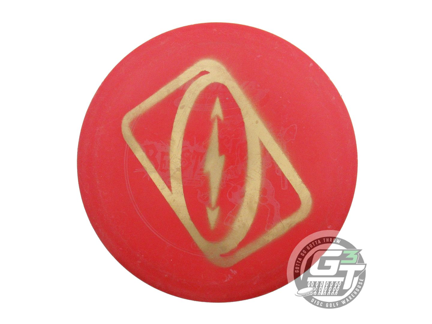 USED Innova DX Beast 167g Red SPRAY PAINT Distance Driver Golf Disc