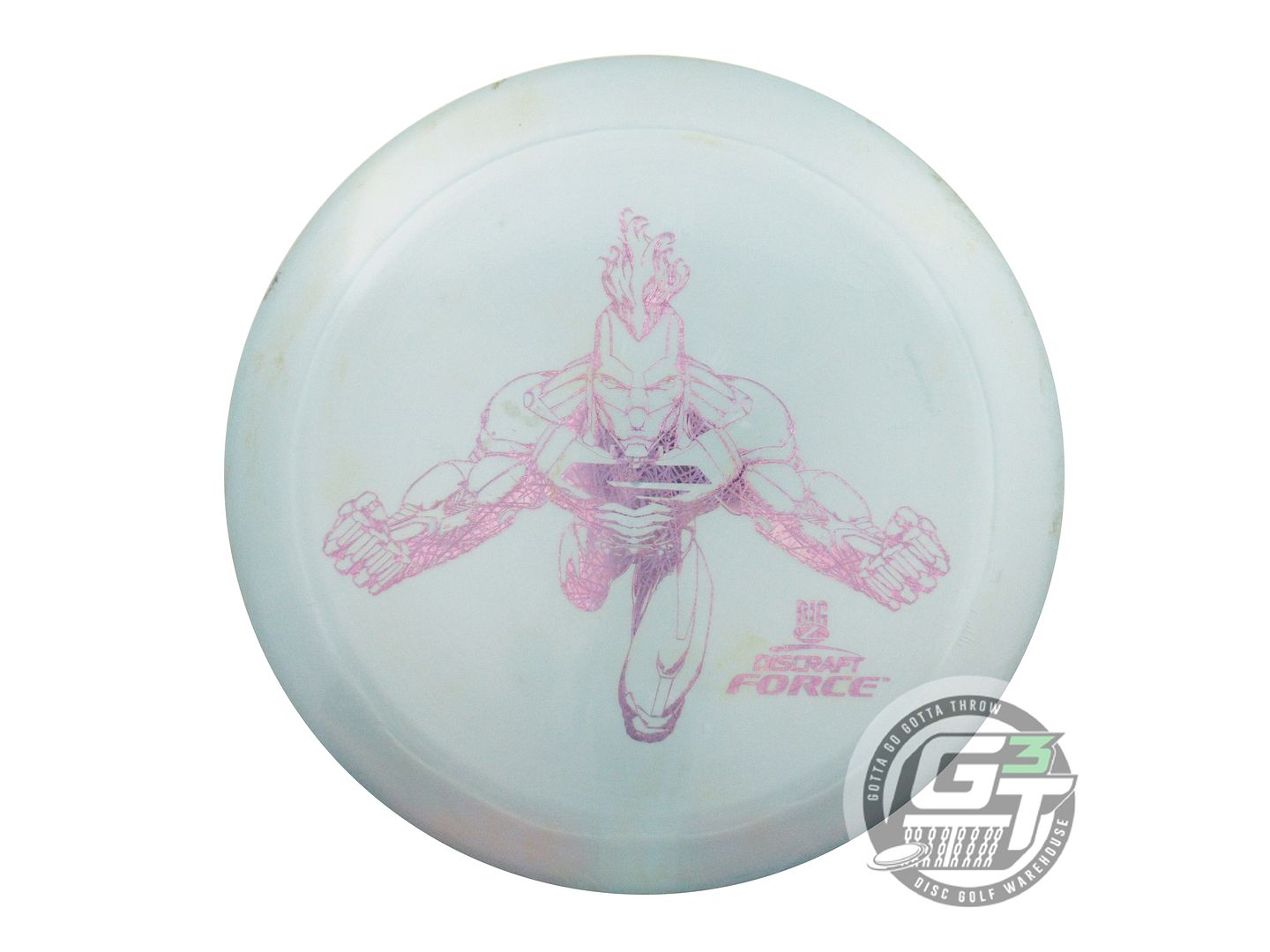 USED Discraft Big Z Force 173g Aqua Lilac Foil Distance Driver Golf Disc