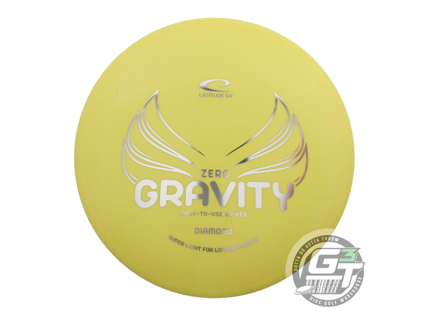 NOS Latitude 64 Zero Gravity Diamond 120g Yellow Silver Foil Fairway Driver Disc
