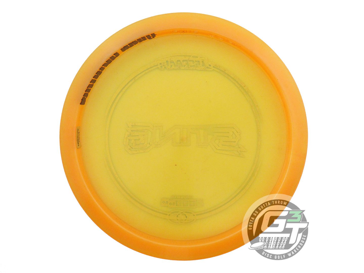 USED Discraft X-OUT Z Sting 174g Marigold Fairway Driver Golf Disc