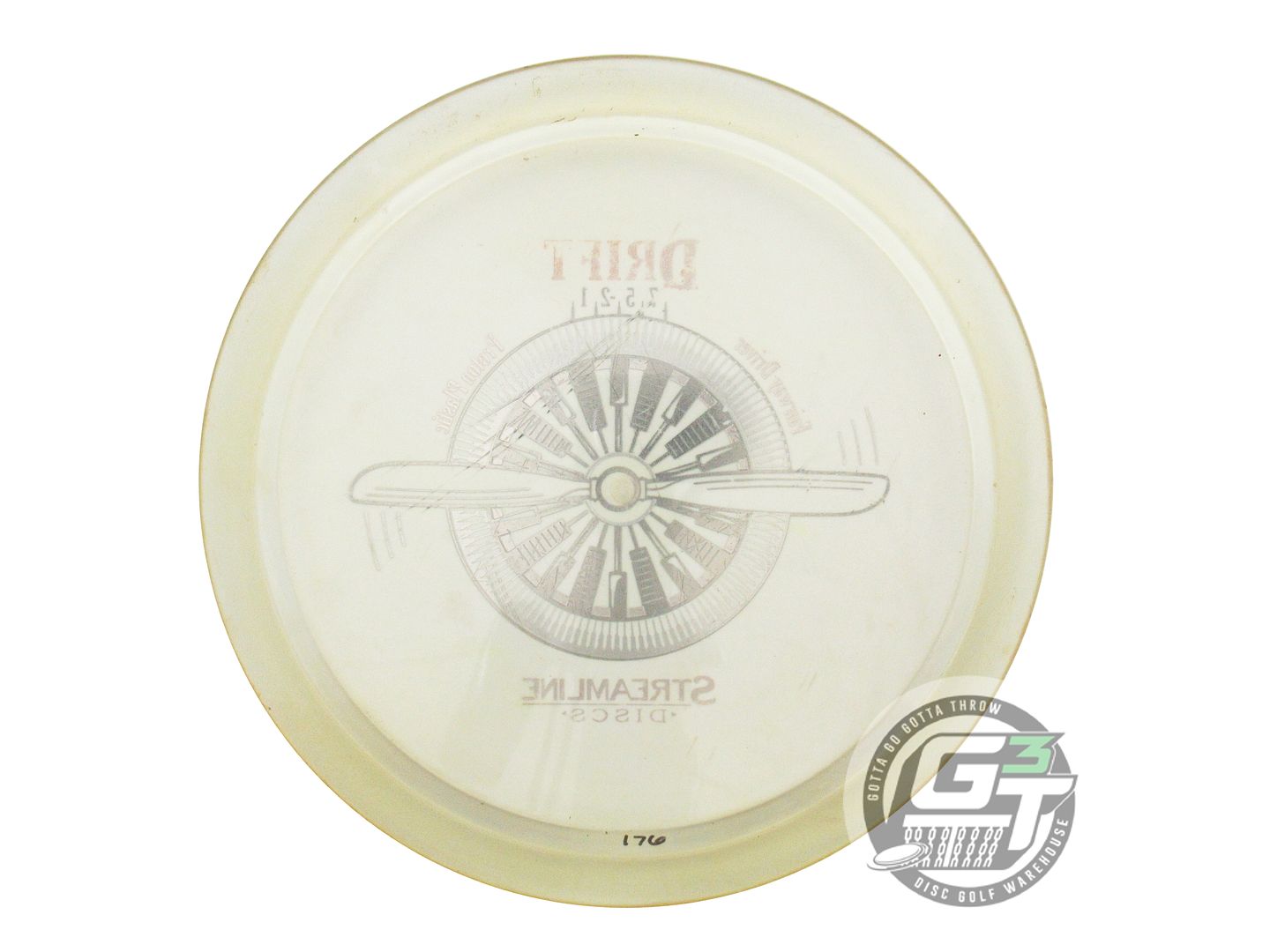USED Streamline Discs Proton Drift 176g Clear Distance Driver Golf Disc