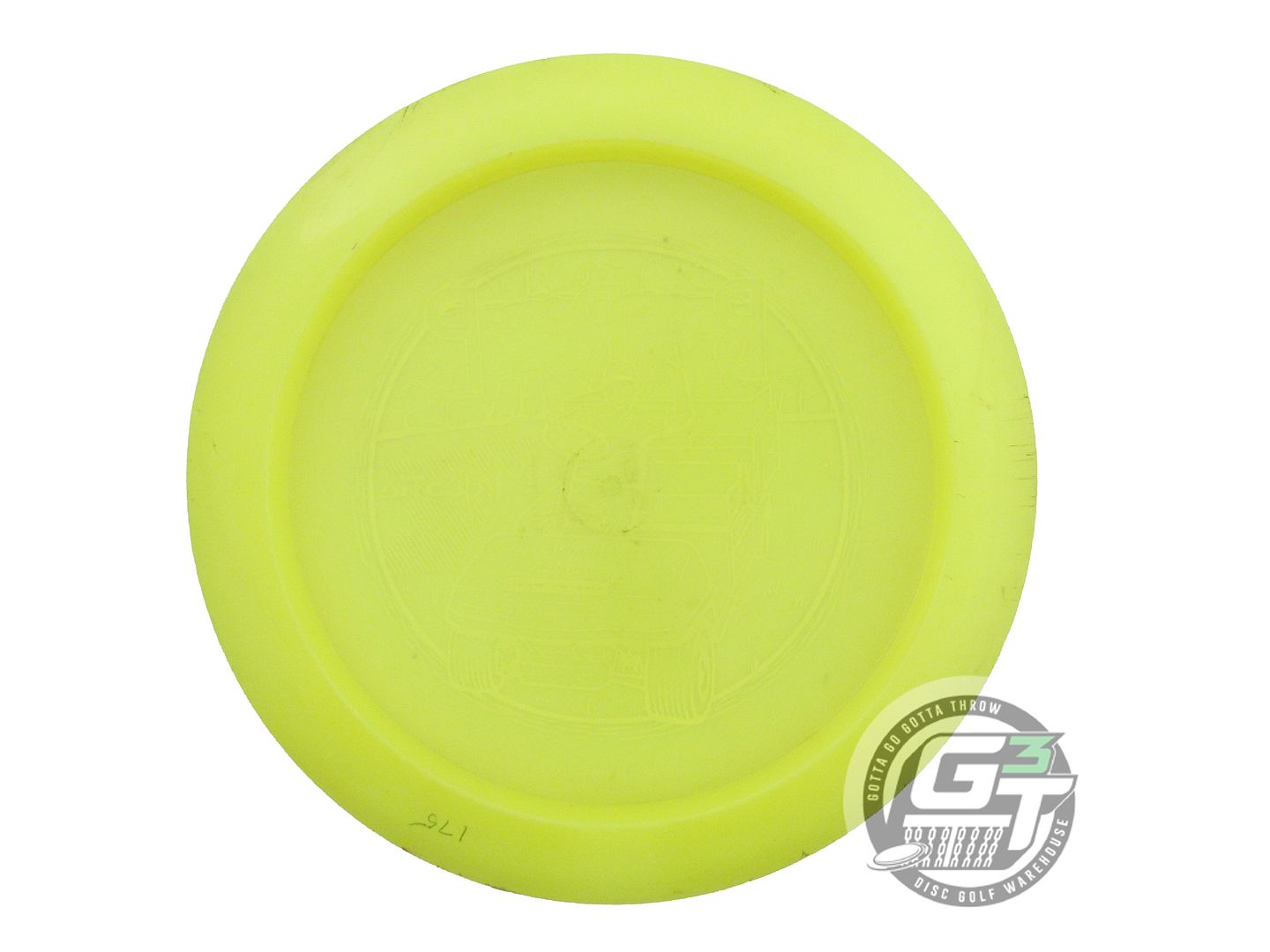USED Innova Champion Destroyer 175g Yellow White Stamp Distance Driver Golf Disc